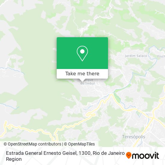 Estrada General Ernesto Geisel, 1300 map