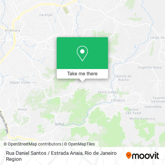 Rua Daniel Santos / Estrada Anaia map