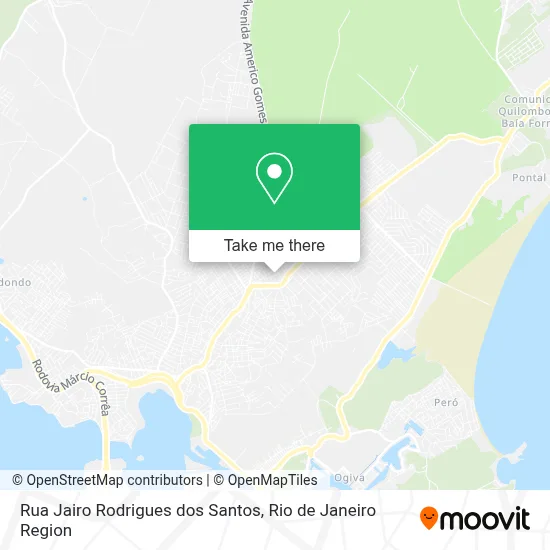 Rua Jairo Rodrigues dos Santos map