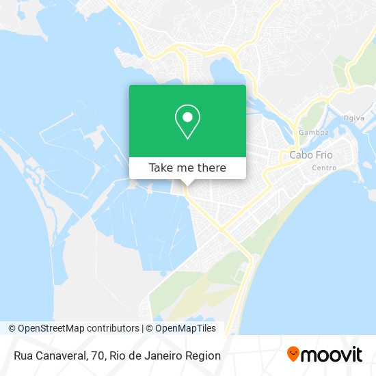 Rua Canaveral, 70 map