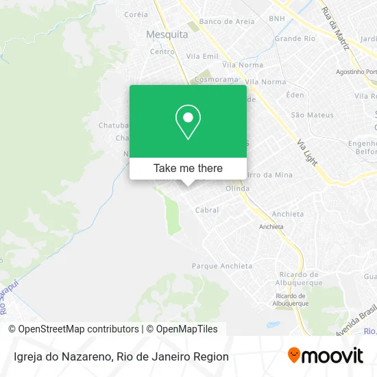 Igreja do Nazareno map