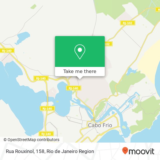 Mapa Rua Rouxinol, 158
