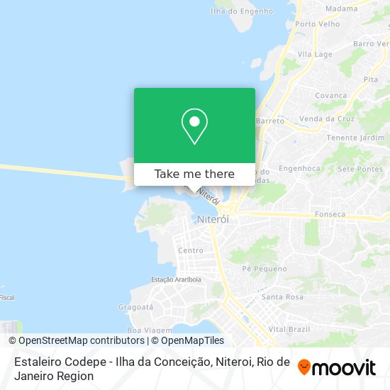 Estaleiro Codepe - Ilha da Conceição, Niteroi map