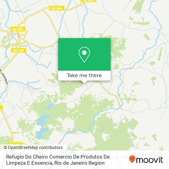 Refugio Do Cheiro Comercio De Produtos De Limpeza E Essencia map