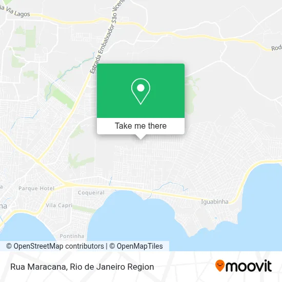Rua Maracana map