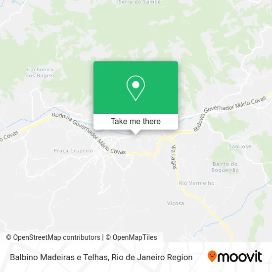Balbino Madeiras e Telhas map