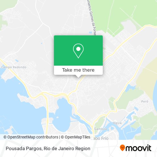 Mapa Pousada Pargos