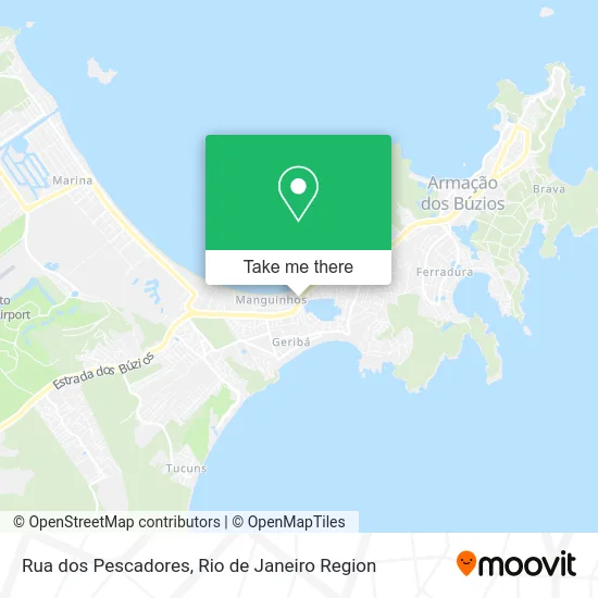 Rua dos Pescadores map