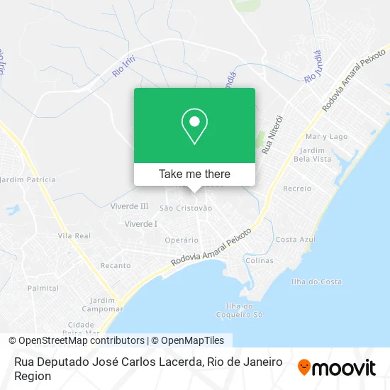 Rua Deputado José Carlos Lacerda map