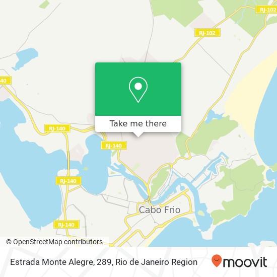 Estrada Monte Alegre, 289 map