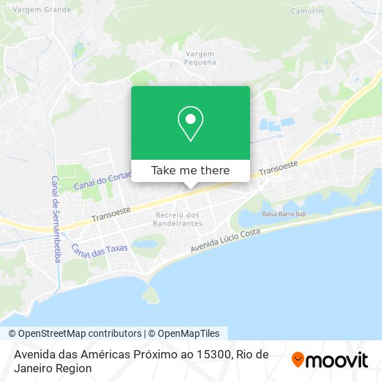 Avenida das Américas Próximo ao 15300 map