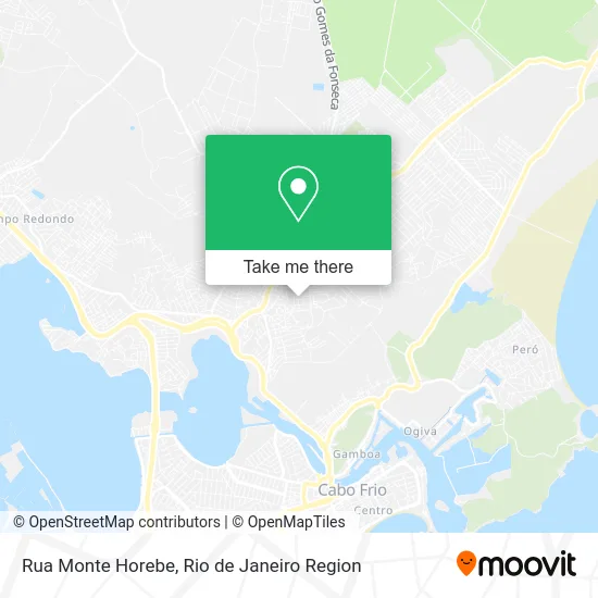Rua Monte Horebe map