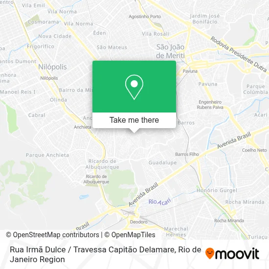 Rua Irmã Dulce / Travessa Capitão Delamare map