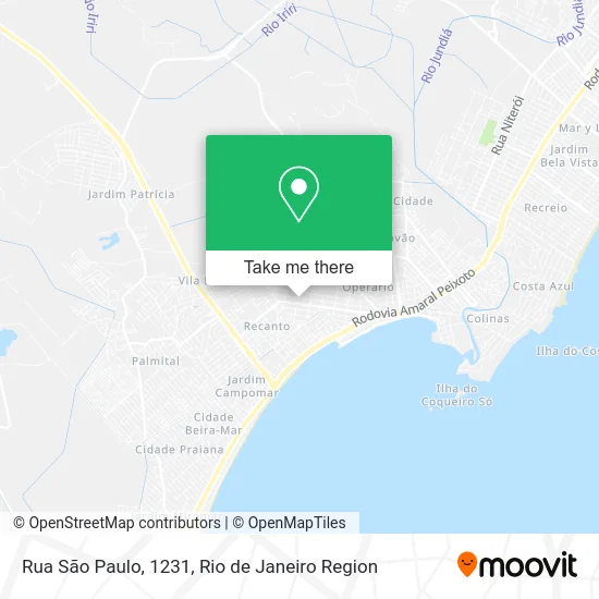 Rua São Paulo, 1231 map