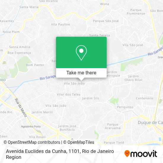 Avenida Euclides da Cunha, 1101 map