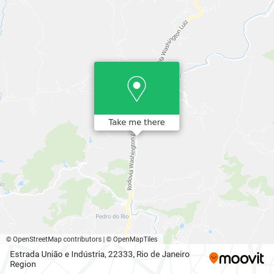 Estrada União e Indústria, 22333 map