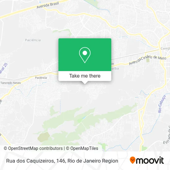 Rua dos Caquizeiros, 146 map