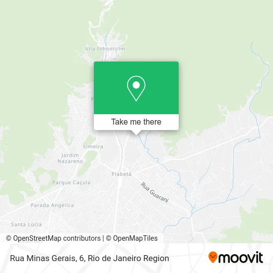 Rua Minas Gerais, 6 map
