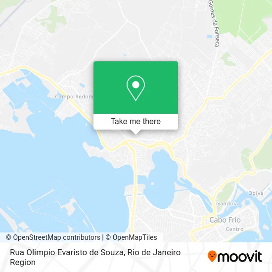 Rua Olimpio Evaristo de Souza map