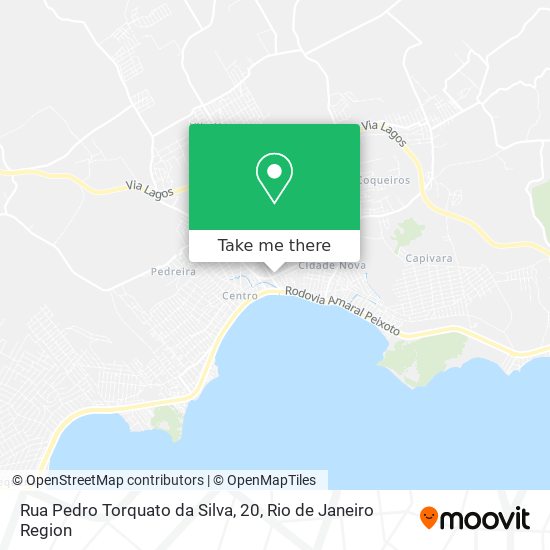 Mapa Rua Pedro Torquato da Silva, 20