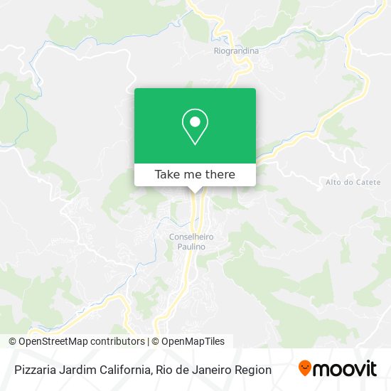 Pizzaria Jardim California map