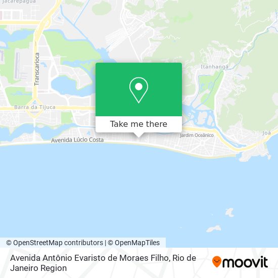 Avenida Antônio Evaristo de Moraes Filho map