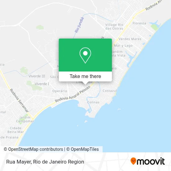 Rua Mayer map