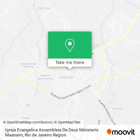 Mapa Igreja Evangelica Assembleia De Deus Ministerio Maanaim