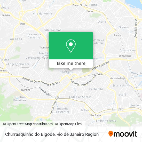 Mapa Churrasquinho do Bigode