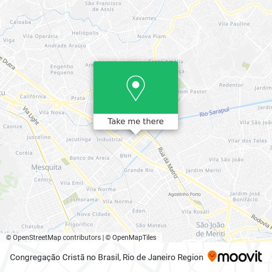 Congregação Cristã no Brasil map