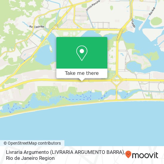 Livraria Argumento (LIVRARIA ARGUMENTO BARRA) map