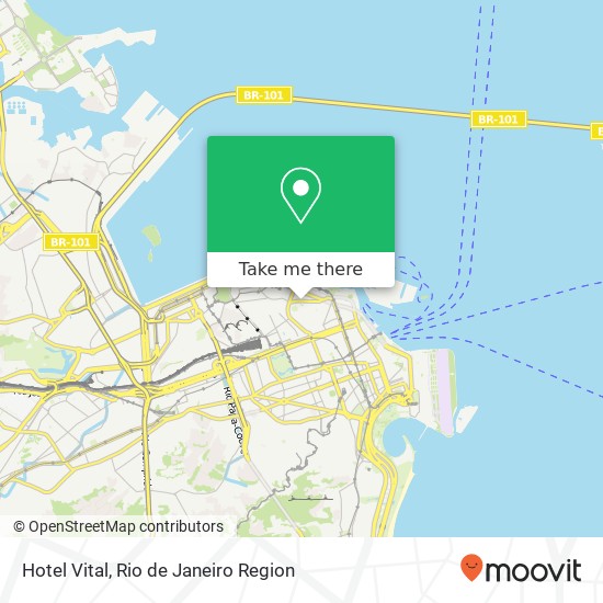 Hotel Vital map