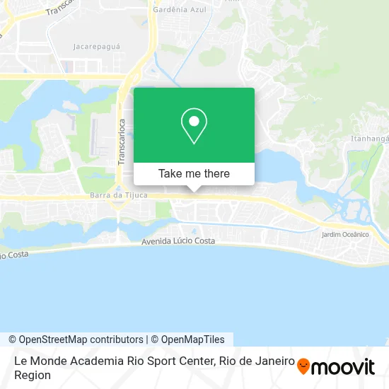 Le Monde Academia Rio Sport Center map