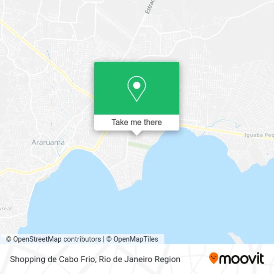Shopping de Cabo Frio map