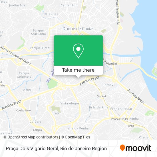 Praça Dois Vigário Geral map