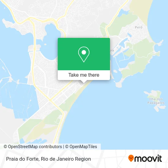 Praia do Forte map