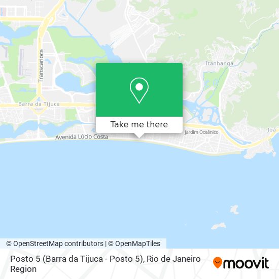 Posto 5 (Barra da Tijuca - Posto 5) map