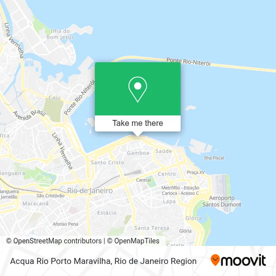 Acqua Rio Porto Maravilha map