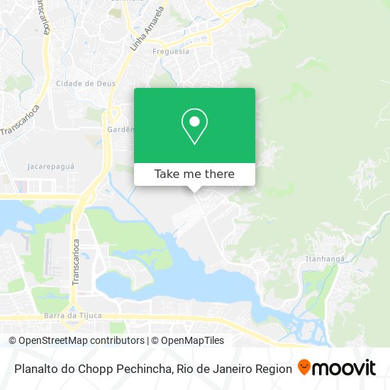 Planalto do Chopp Pechincha map