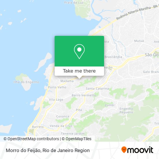 Mapa Morro do Feijão