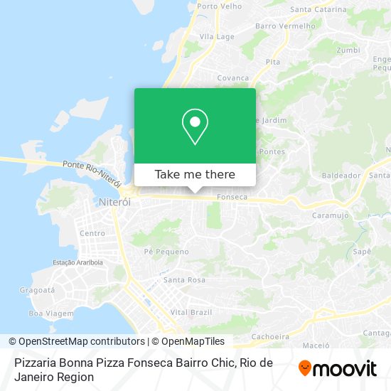 Pizzaria Bonna Pizza Fonseca Bairro Chic map