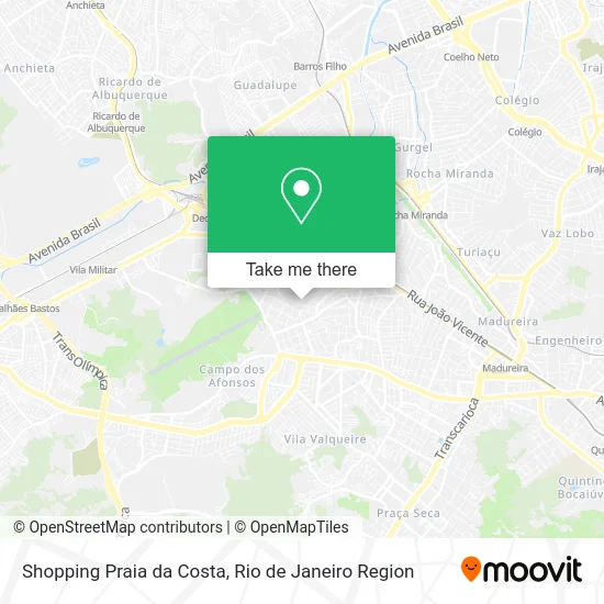 Shopping Praia da Costa map