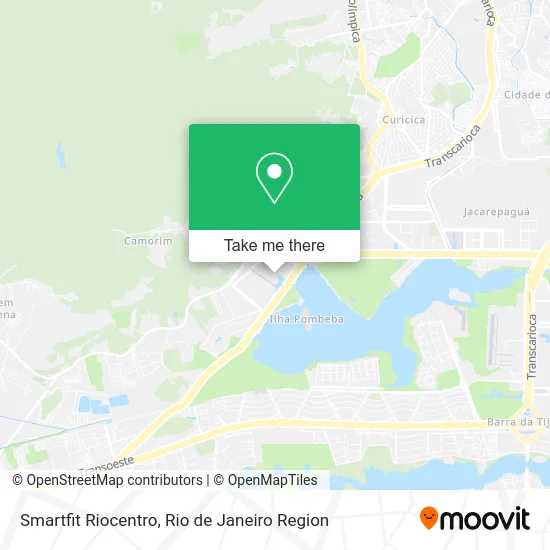 Smartfit Riocentro map