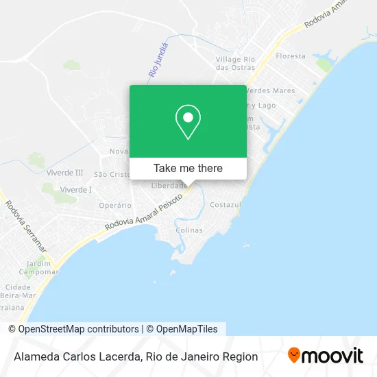 Alameda Carlos Lacerda map