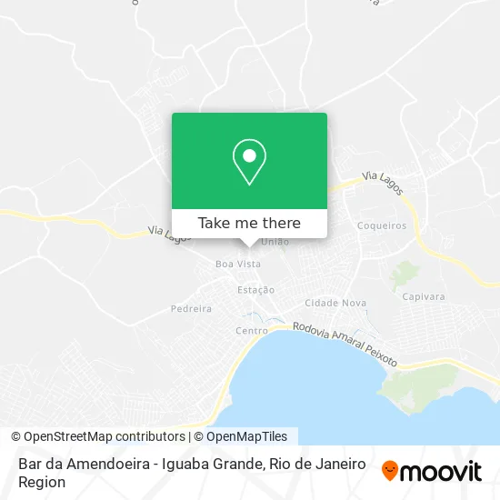 Bar da Amendoeira - Iguaba Grande map