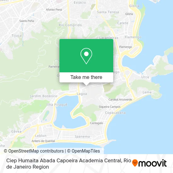 Ciep Humaita Abada Capoeira Academia Central map