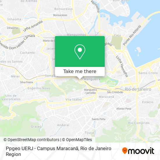 Mapa Ppgeo UERJ - Campus Maracanã