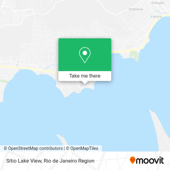 Sítio Lake View map
