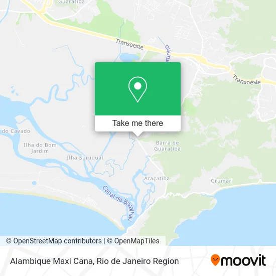 Alambique Maxi Cana map