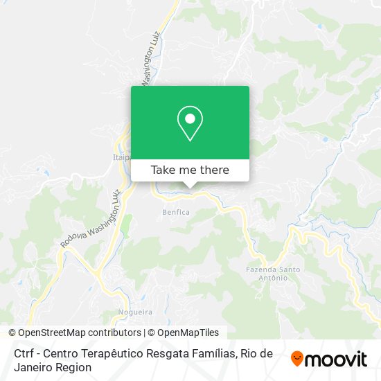 Mapa Ctrf - Centro Terapêutico Resgata Famílias